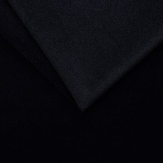 Štof ROYAL VELVET 22 BLACK — uzorak tkanine za tapaciranje